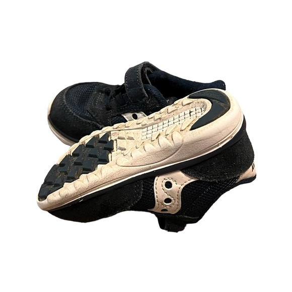 Saucony Kids' Hook And Loop Sneaker Blue Size 5.5XW Boys' Shoe - Picture 5 of 5